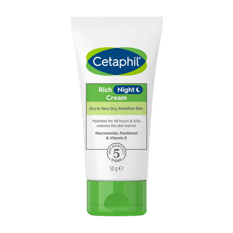 Cetaphil Rich Night Cream For Sensitive And Dry Skin 50g
