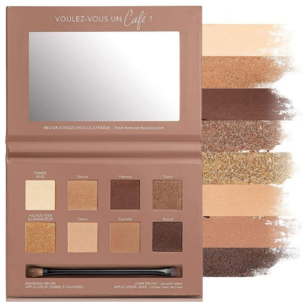 Bourjois Rue Du Cafe Eyeshadow Palette 02 Chocolate Nude 7.6g