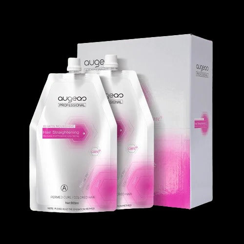 Augeas Professional  Keratin Nourishing Hair Straightening Kit  800x2
