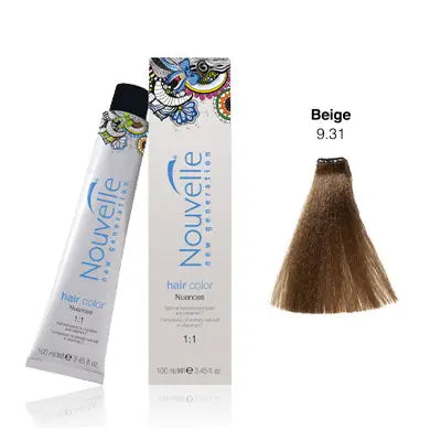 Nouvelle Hair Color 9.31 Golden Ash Blonde 100ml