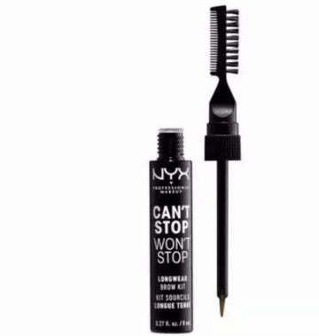 NYX Can't Stop Won't Stop Longwear Brow Kit Chocolate