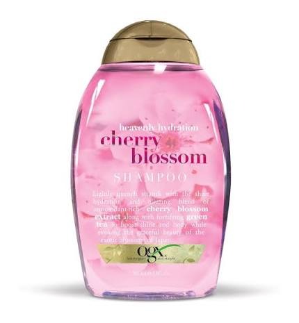 OGX Cherry Blossom Heavenly Hydration Sulfate Free Shampoo 385ml