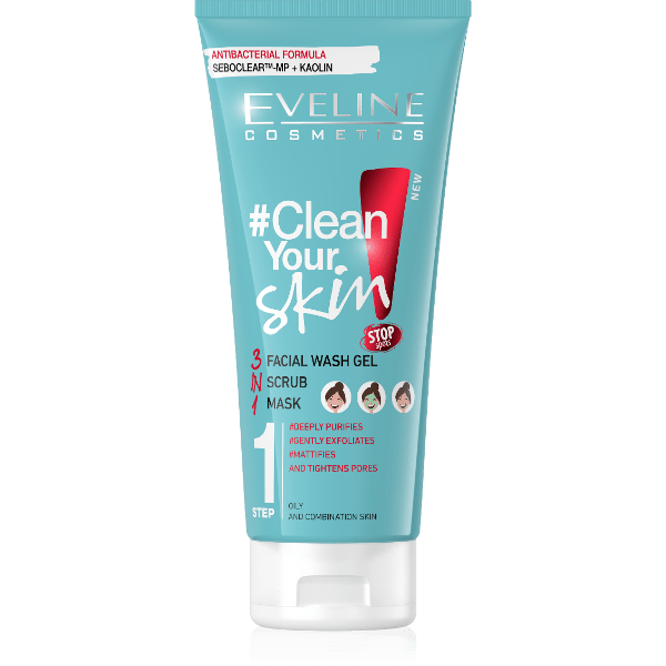 Eveline Clean Your Skin  Facial Wash Gel 200ml