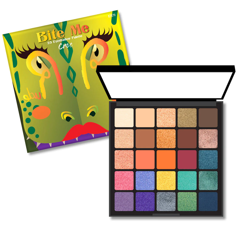 Rude Cosmetics Bite Me 25 Eyeshadow Palette - Croc