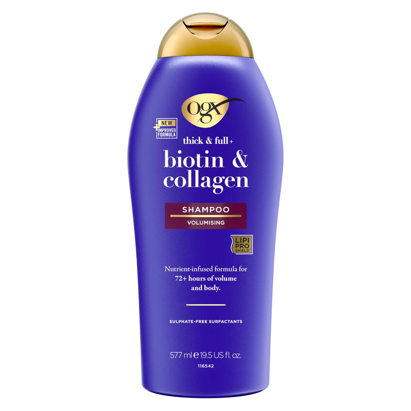 OGX Thick & Full + Biotin & Collagen Volumising Shampoo Sulfate Free  577ml
