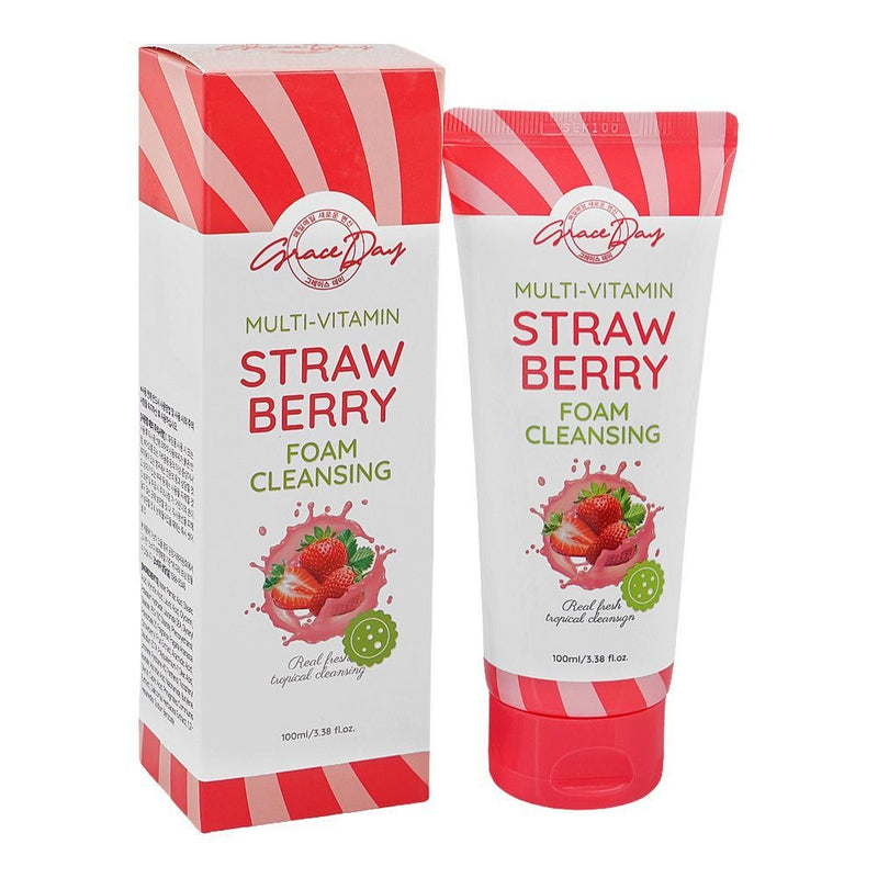 Grace Day Multi-Vitamin Strawberry Foam Cleansing  100ml