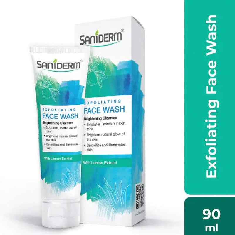 Saniderm Exfoliating Face Wash Aloe Vera Sophora Extract 90ml