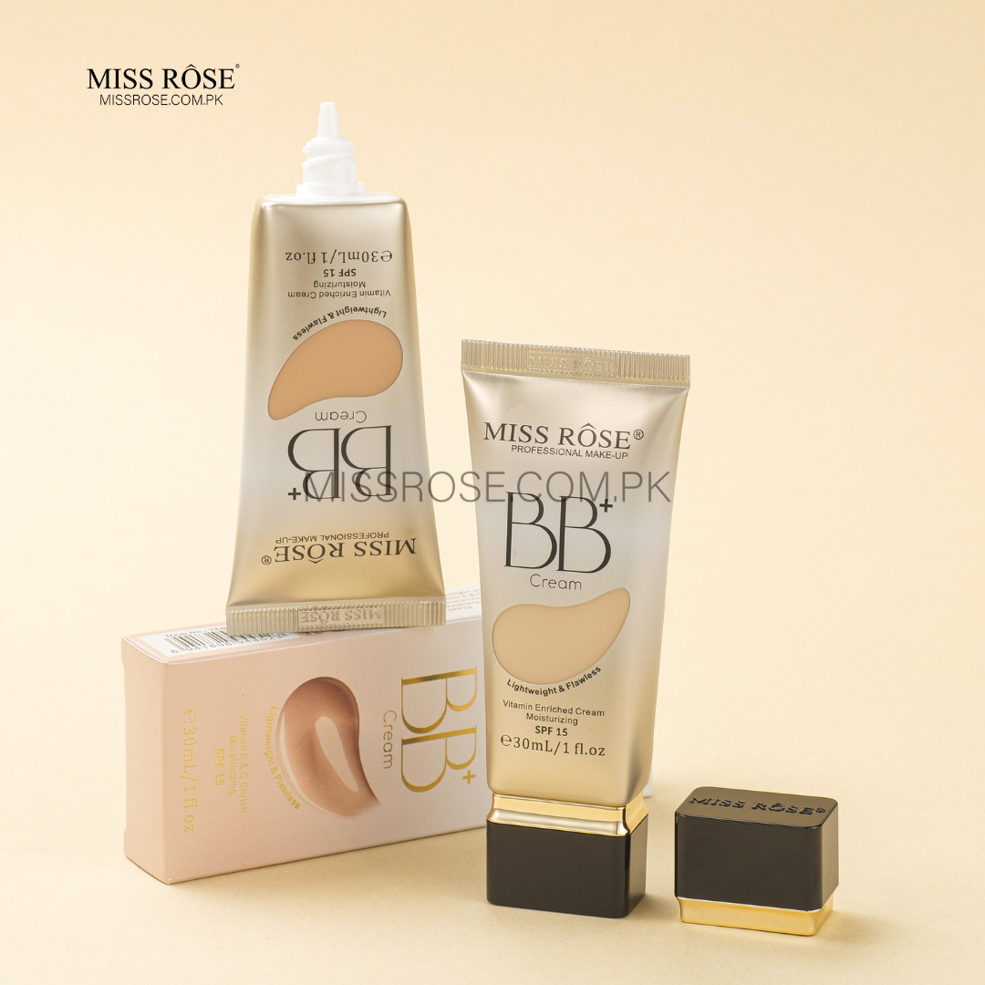 Miss Rose SPF Sun Protection Vitamin-E BB Cream Ivory 30ml