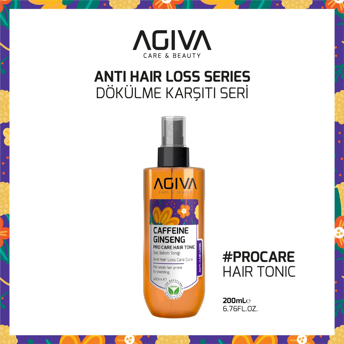 Agiva Caffeine Ginseng Hair Tonic 200ml