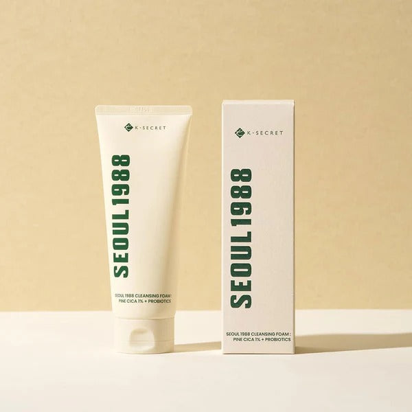 K-Secret Seoul 1988 Pine Cica 1% + Probiotics Cleansing Foam 150ml