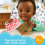 Fisher-Price Pretzel Teether, BPA-Free Infant Teething Toy