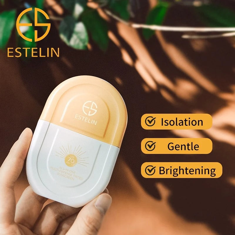 Estelin Multi-Defense Tinted Sun Screen SPF70 50g