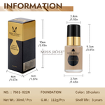 Miss Rose Purely Natural Foundation Fair 30ml