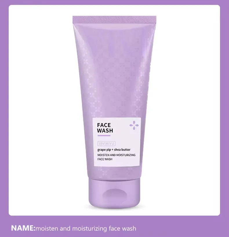 Vivimiyu Grape Seed + Shea Butter Face Wash  180g