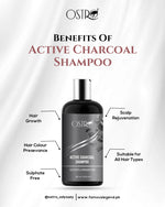 Ostro Odyssey Active Charcoal Sulphate And Paraben Free Shampoo 300ml