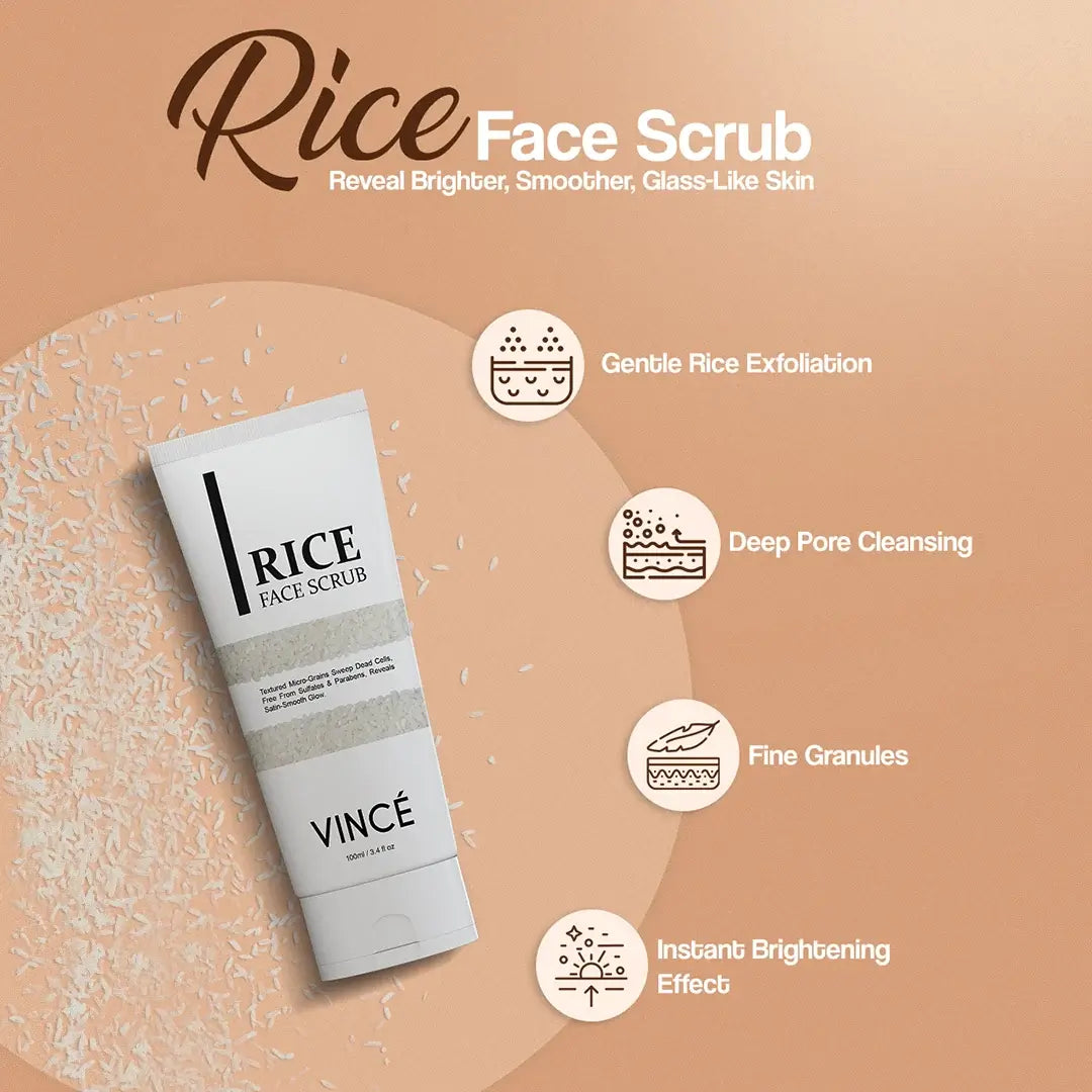 Vince Rice Face Scrub 100ml
