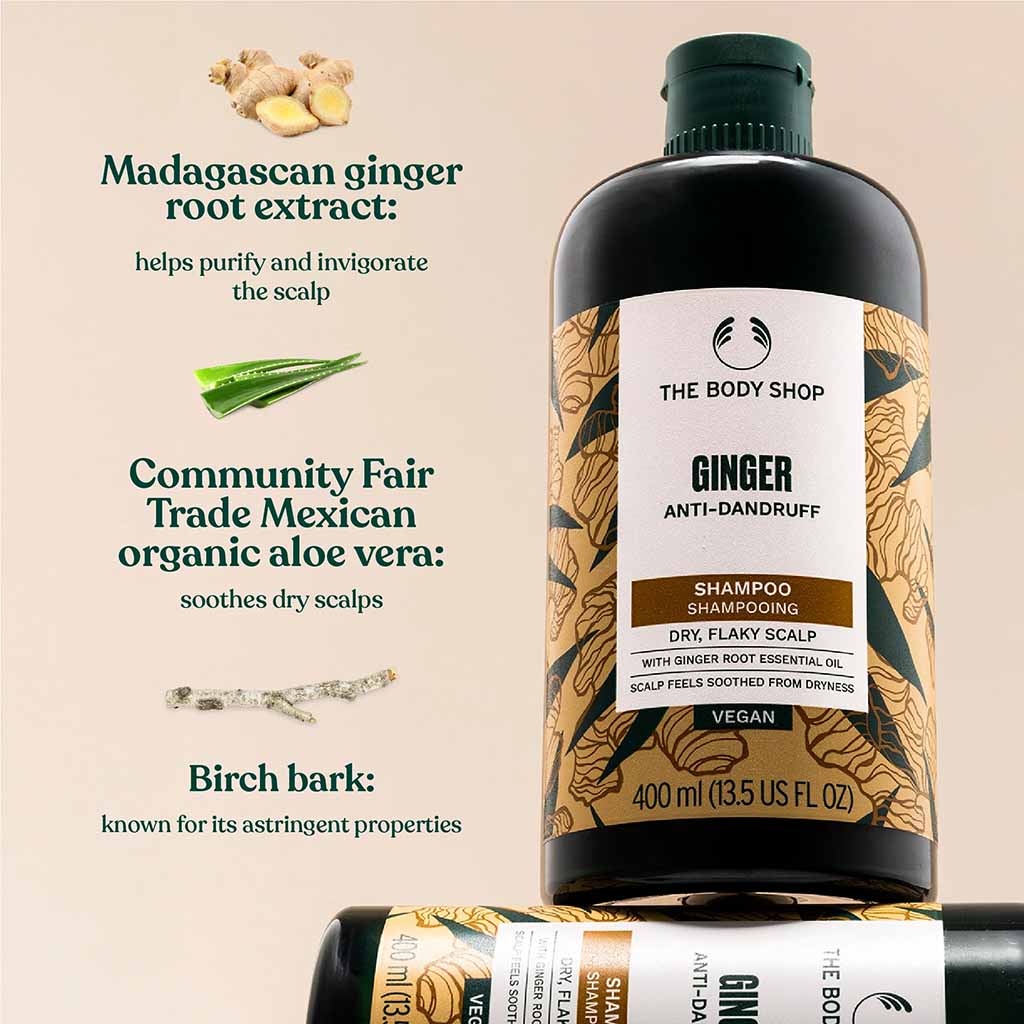 The Body Shop Ginger Anti-Dandruff Shampoo 400ml