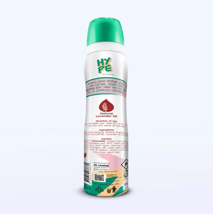 Original Hype Body Spray For Her Feelin Peachy 150Mlavailble At Beauty Pouch, Best Price In Pakistan