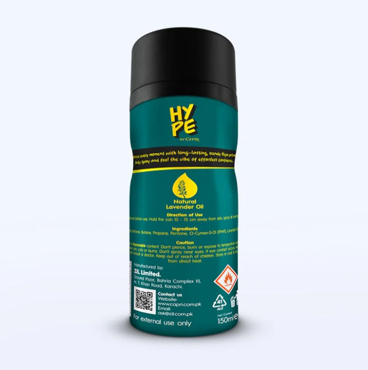 Original Hype Body Spray For Him Neon Night 150Mlavailble At Beauty Pouch, Best Price In Pakistan