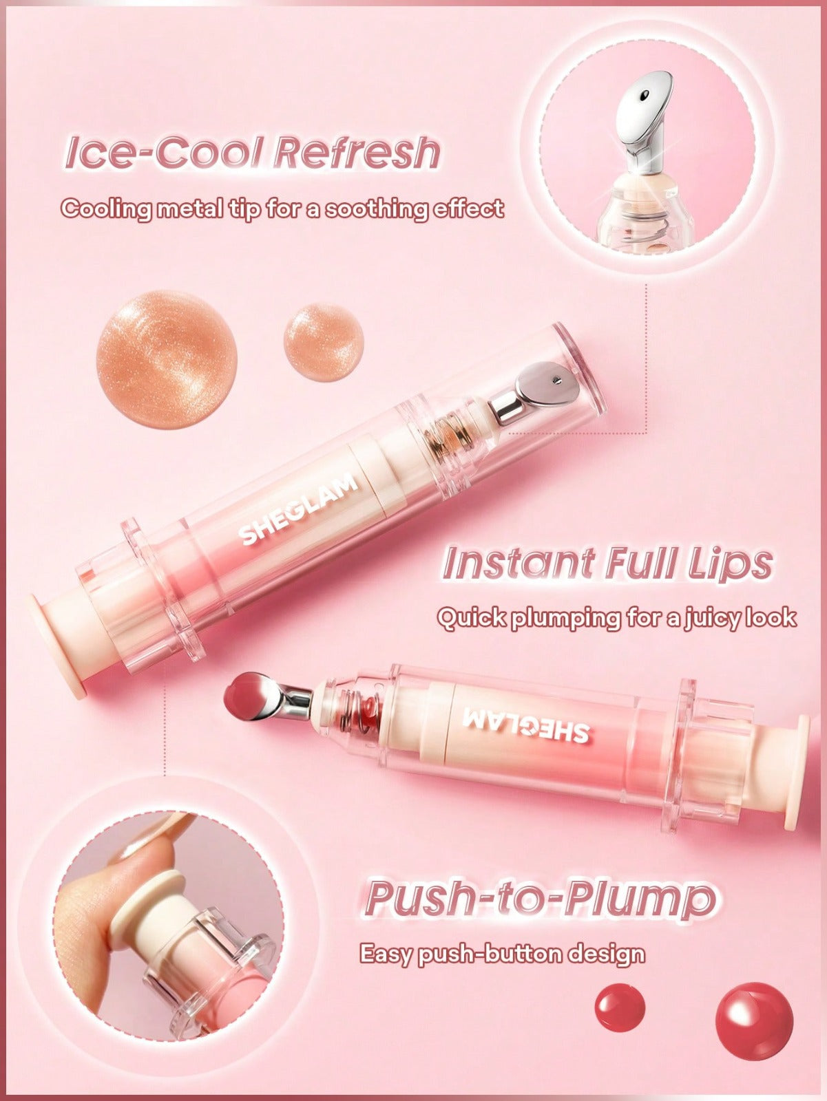 Buy Original Sheglam Booster Shine Plumping Lip Gloss Pink Flamingo Available At Beauty Pouch Best Price In Pakistan