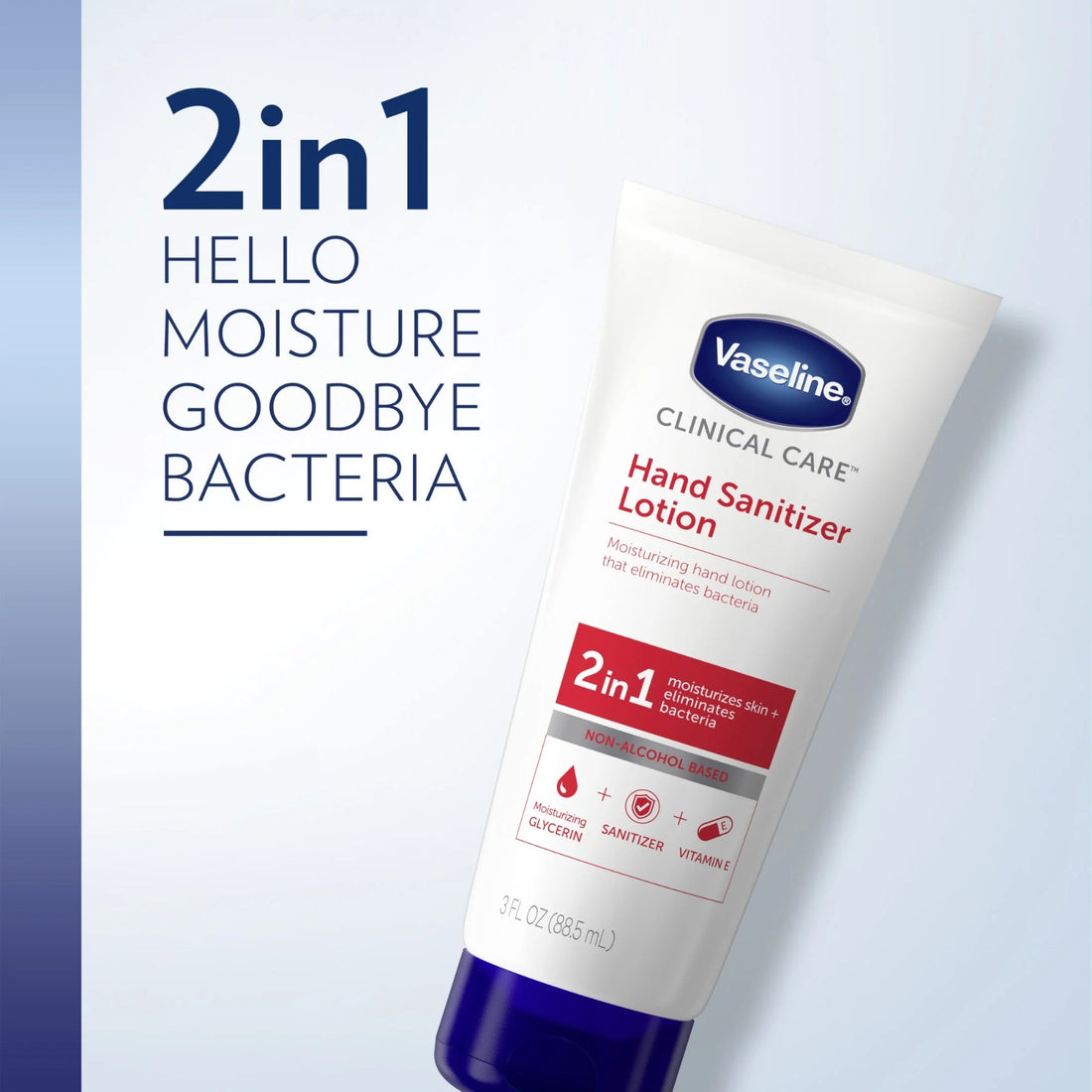 Vaseline Clinical Care Hand Sanitizer Lotion 88.5ml