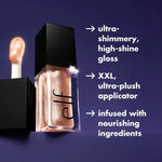 ELF - Glow Reviver Lip Oil Glimmer - Crystal Baller