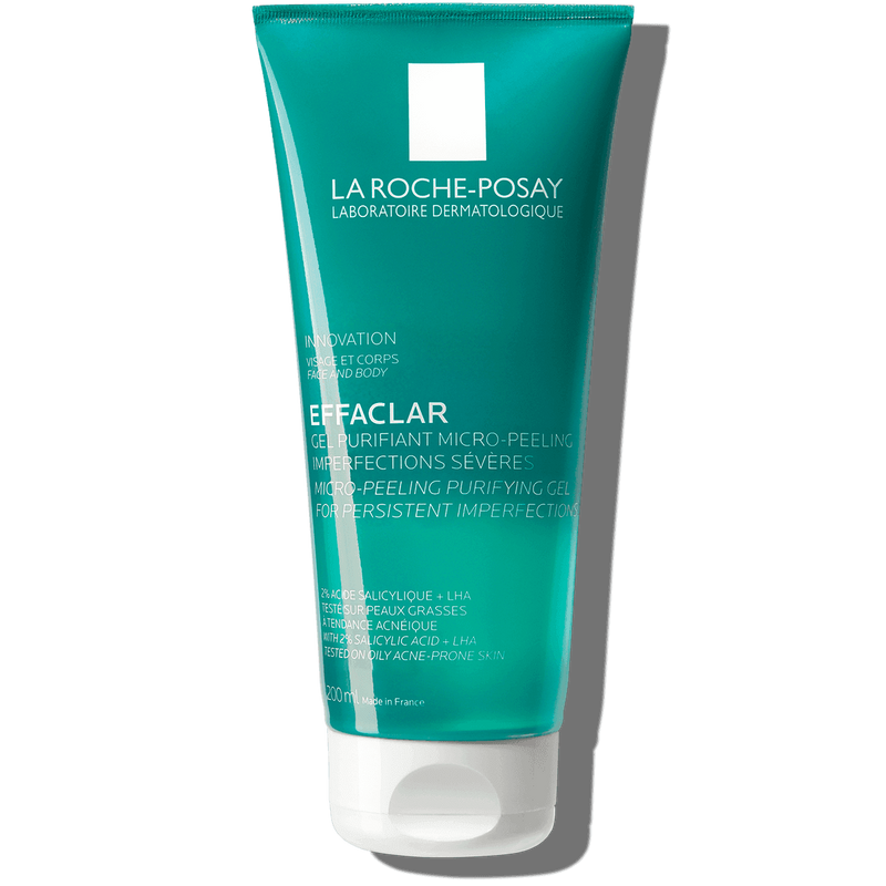 La Roche Posay Effaclar Micro Peeling purifying gel Face And Body Cleanser 200ml
