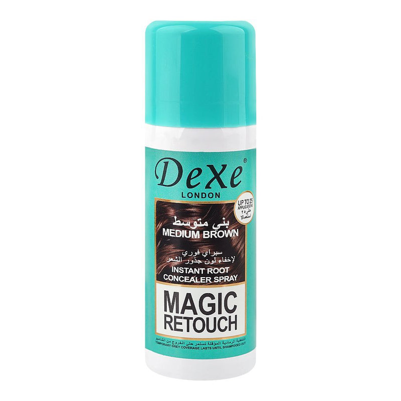 Dexe Magic Retouch Instant Root Concealer Spray Medium Brown 75ml