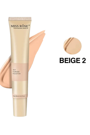 Buy Miss Rose Silk Flawless Foundation 30Ml Beige 2, Available At Beauty Pouch Pakistan