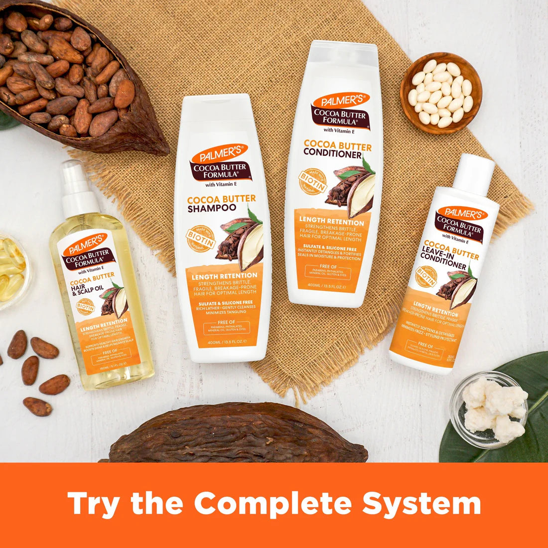 Palmers Cocoa Butter Formula Length Retention Shampoo 400ml available in Pakistan