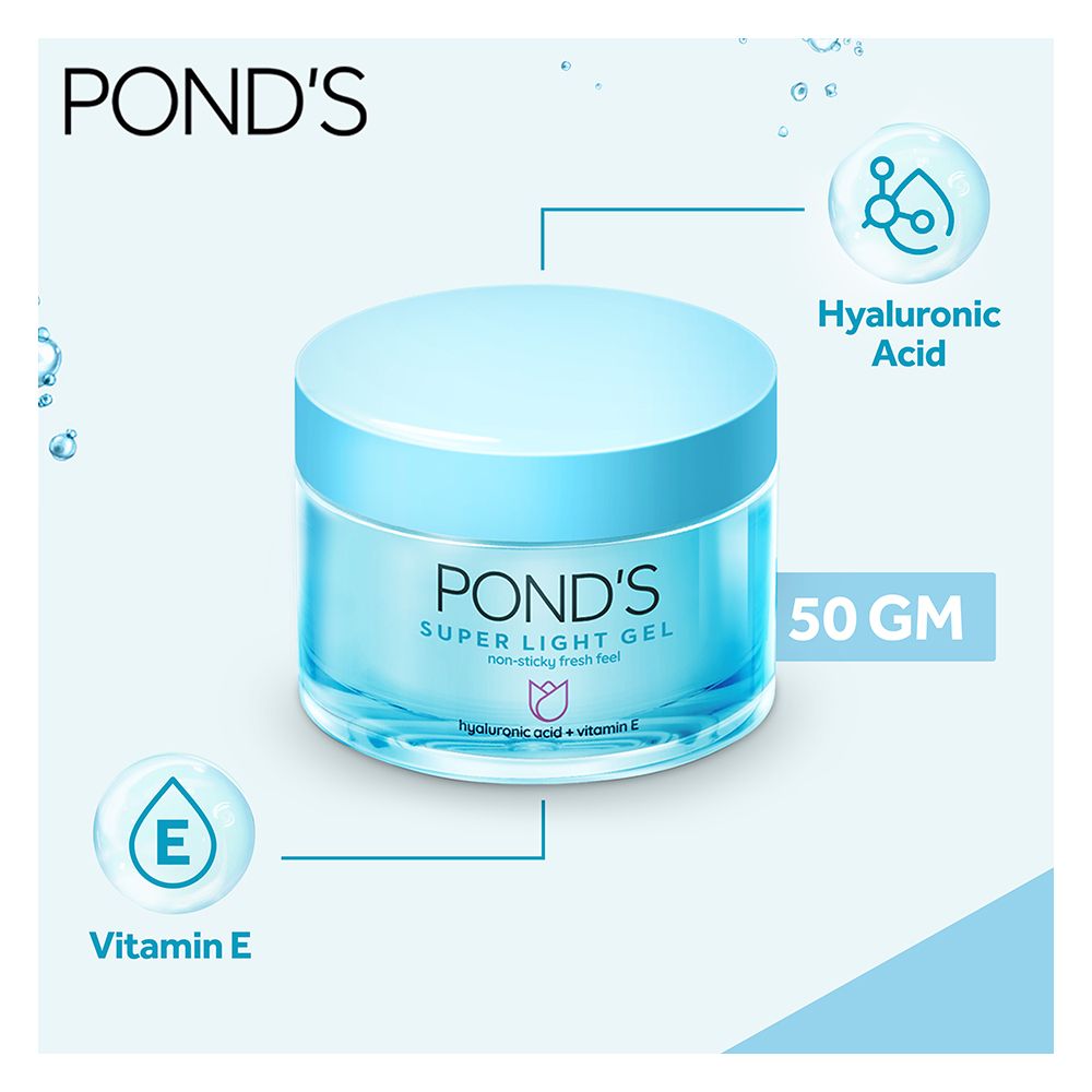 Ponds Super Light Gel Hydrated Dewy Skin 50g