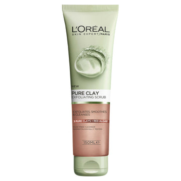 Loreal Paris Pure Clay Red Algae Exfoliating Face Scrub 150ml