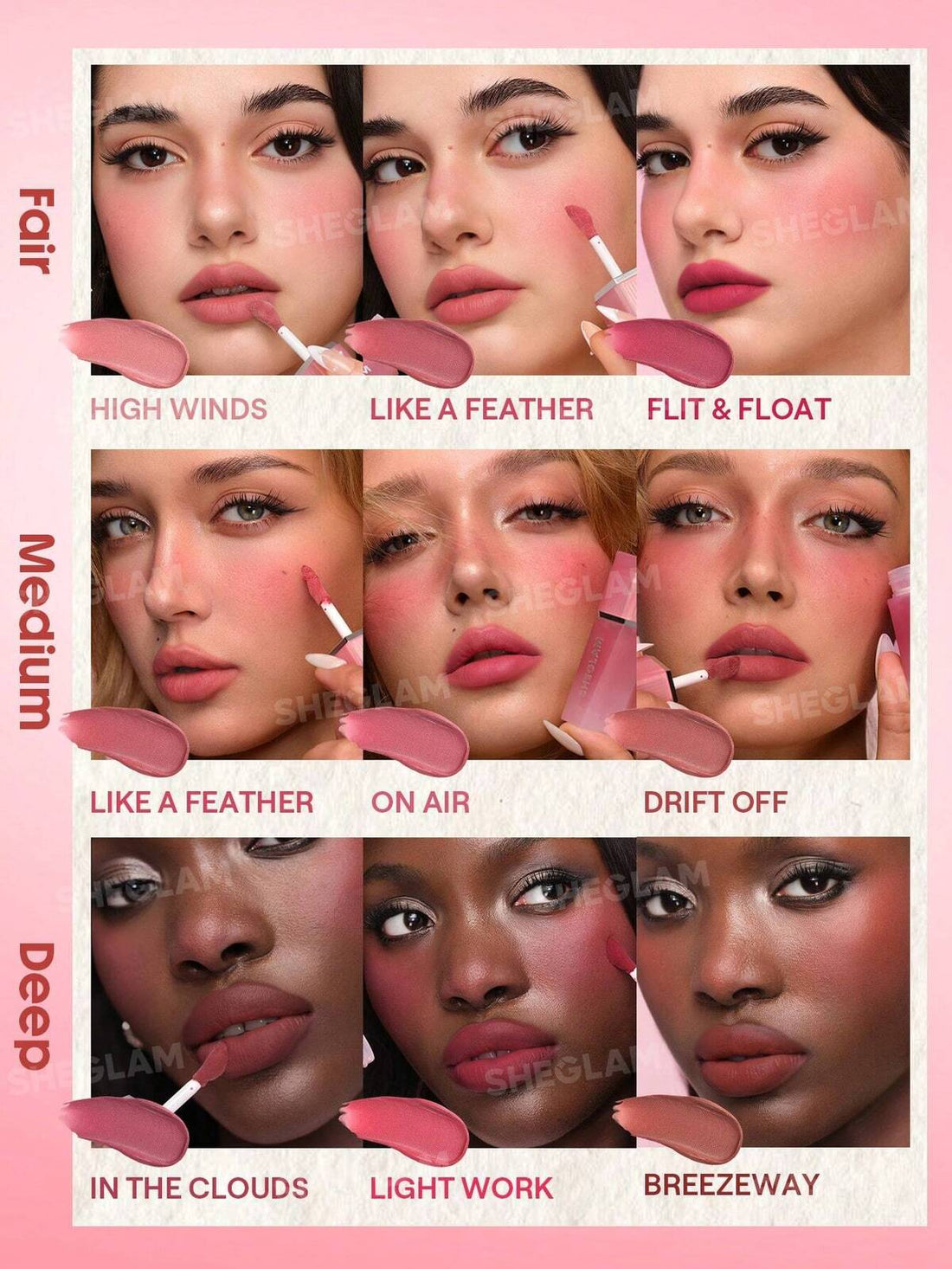 Sheglam Air Plush Lip & Cheek Cream 025 High Winds