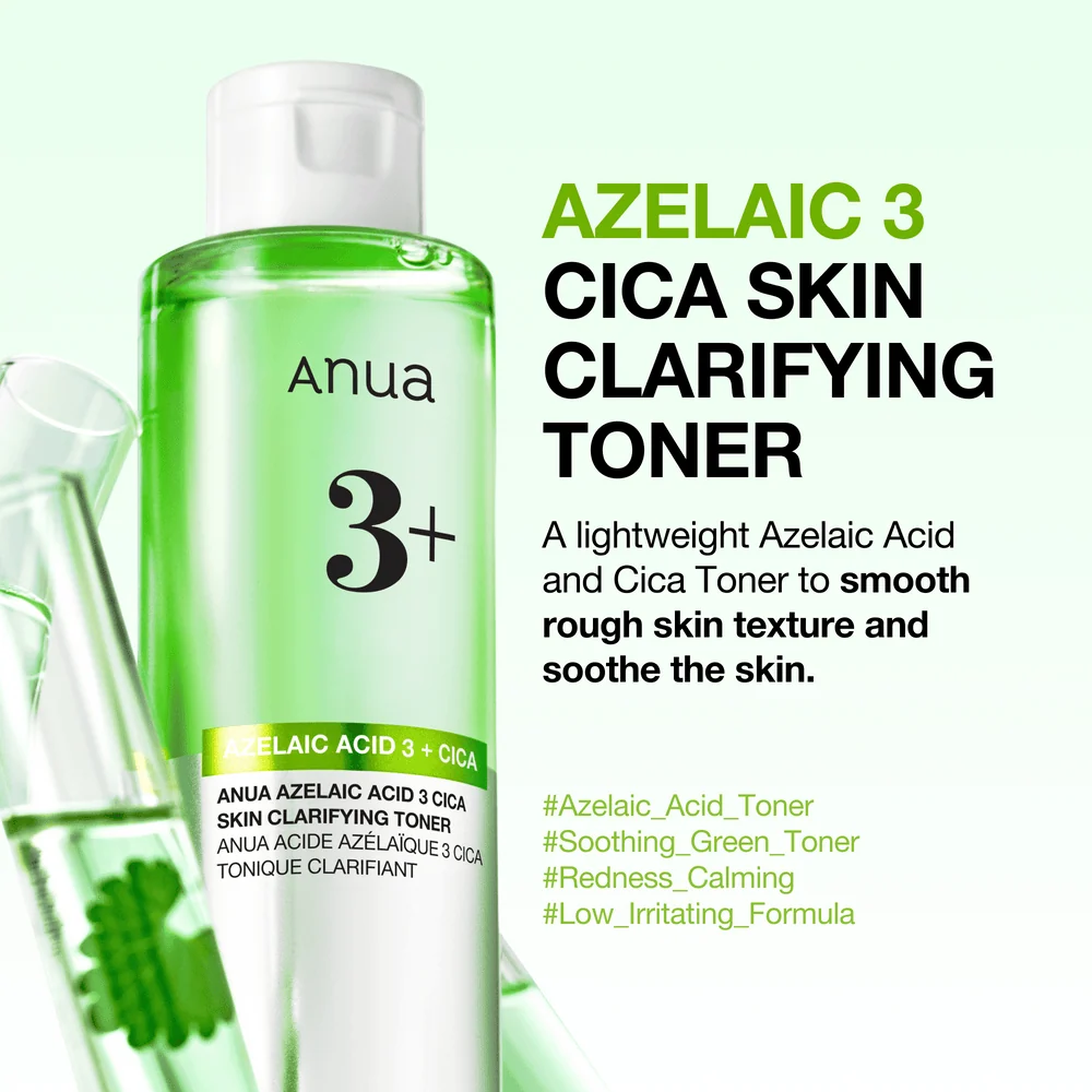 Anua Azelaic Acid 3 Cica Skin Clarifying Toner 250ml