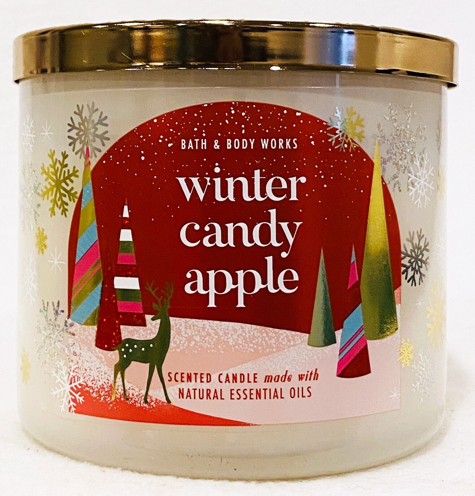 Winter hotsell Candy Apple candles