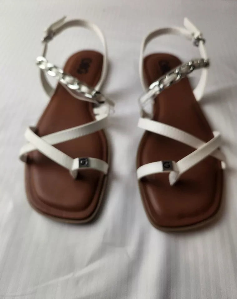 Guess (GBG Los Angeles) Sandals Size 10M White