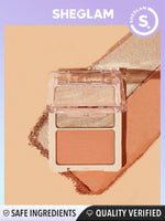 SHEGLAM Glam 101 Hybrid Highlighter & Blush Duo - Vienna