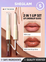 SHEGLAM - Lip Rules Liner & Gloss Pen-Golden Rule 2-In-1 - By The Book