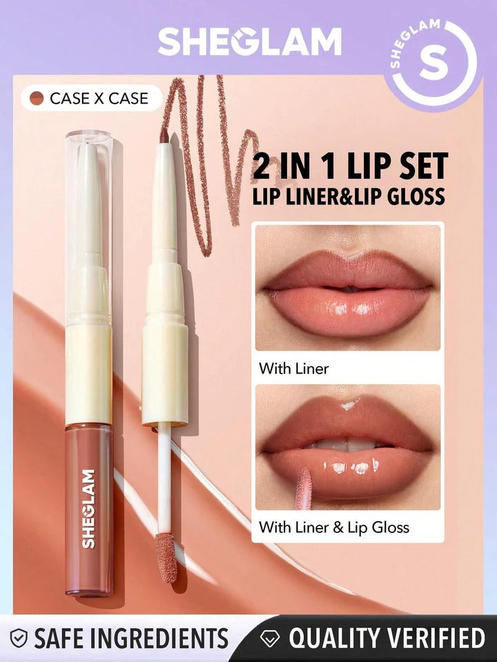 Buy Original Sheglam Lip Rules Liner Gloss Pen Golden Rule 2 In 1 Case X Case Available At Beauty Pouch Best Price In Pakistan