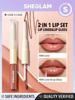 SHEGLAM - Lip Rules Liner & Gloss Pen-Golden Rule 2-In-1 - Case x Case