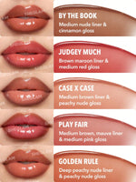 SHEGLAM - Lip Rules Liner & Gloss Pen-Golden Rule 2-In-1 - Case x Case