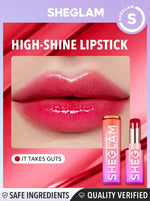 SHEGLAM -  Mirror Kiss High-Shine Lipstick - It Takes Guts