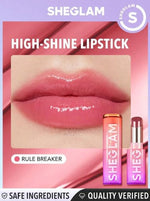 SHEGLAM - Mirror Kiss High-Shine Lipstick - Rule Breaker