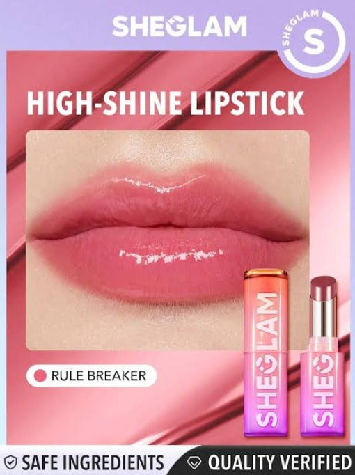 Buy Original Sheglam Mirror Kiss High Shine Lipstick Rule Breaker Available At Beauty Pouch Best Price In Pakistan