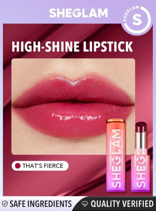 Buy Original Sheglam Mirror Kiss High Shine Lipstick Thats Fierce Available At Beauty Pouch Best Price In Pakistan