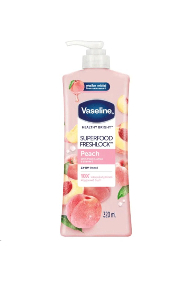 Vaseline - Peach Superfood Lotion - 320ml