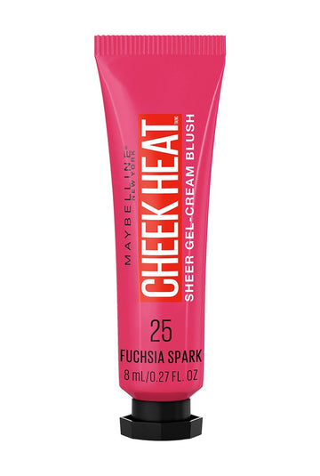 Maybelline Cheek Heat Sheer Gel Cream Blush 25 Fuchsia Spark