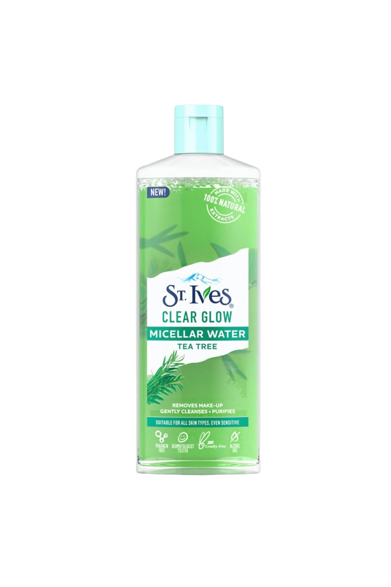 Original St. Ives Clear Glow Micellar Water Tea Tree 400Ml Available At Beauty Pouch. Cod Across Pakistan.