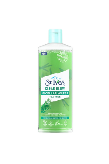 Original St. Ives Clear Glow Micellar Water Tea Tree 400Ml Available At Beauty Pouch. Cod Across Pakistan.