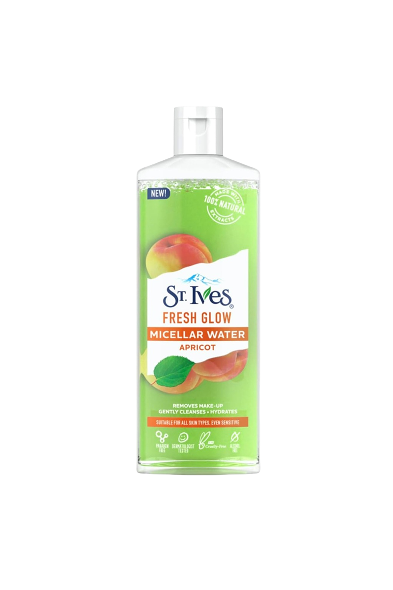 Original St. Ives Fresh Glow Micellar Water Apricot 400Ml Available At Beauty Pouch. Cod Across Pakistan.